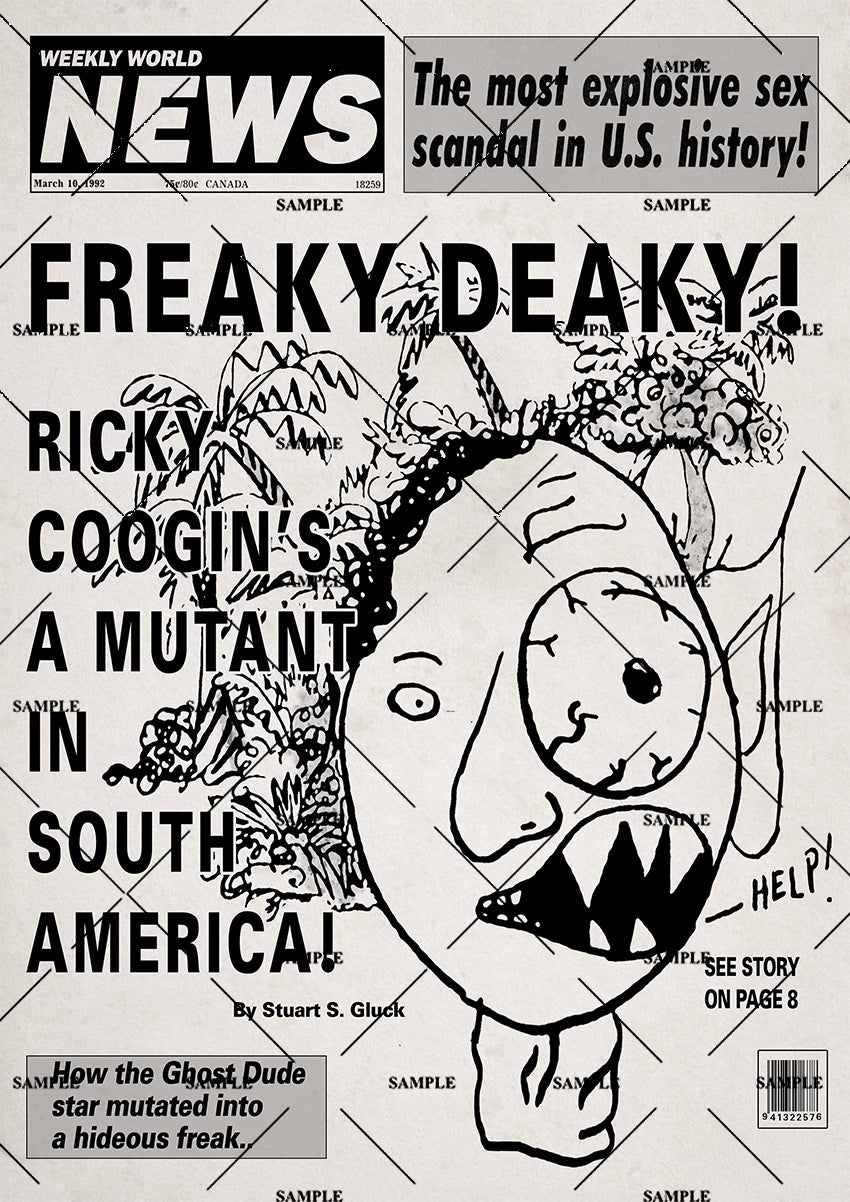 Freaked Weekly World News Poster print