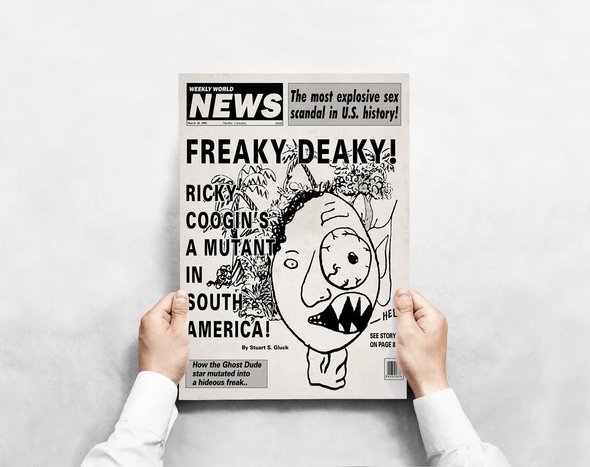 Freaked Weekly World News Poster print