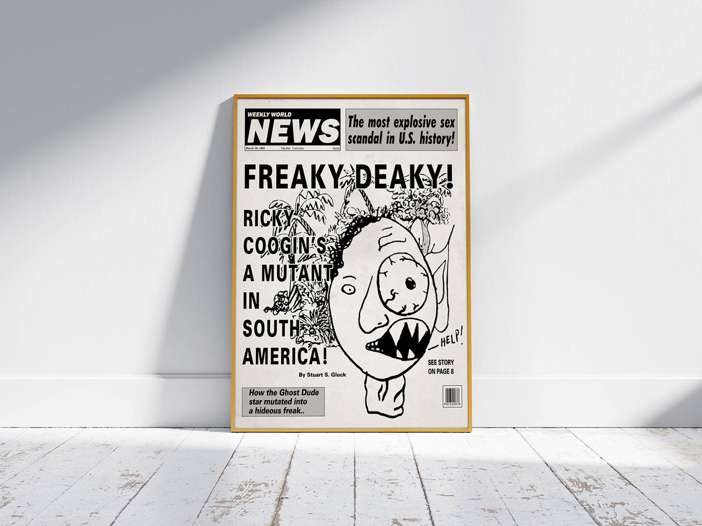 Freaked Weekly World News Poster print