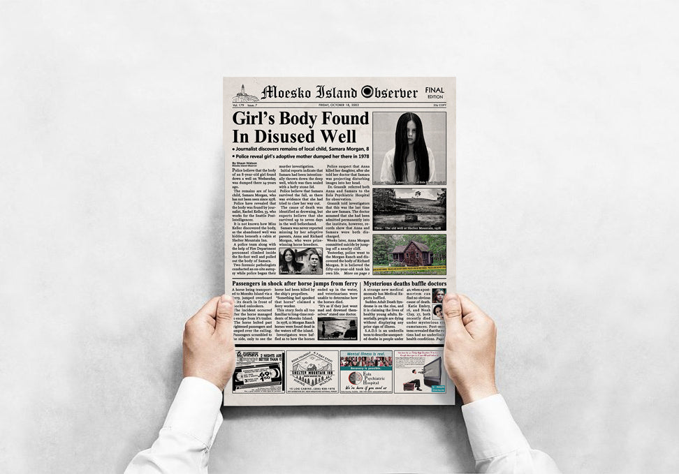 The Ring Newspaper poster print