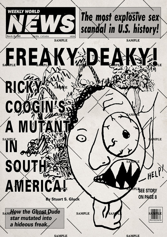 Freaked Weekly World News Poster print