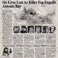 The Fog Antonio Bay Newspaper Poster print