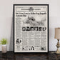 The Fog Antonio Bay Newspaper Poster print