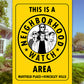 The 'Burbs Neighboorhood Watch poster print