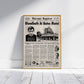 Psycho Newspaper poster print