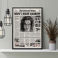 The Crow 1994 Movie Newspaper Poster Print