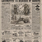 Back to the Future 3 1885 Newspaper print