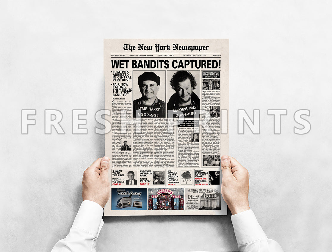 Home Alone 2 Lost In New York Newspaper Print CultClippings home-alone-2-lost-in-new-york-newspaper-print-cultclippings