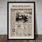 Sleepy Hollow Newspaper Print