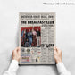 The Breakfast Club Newspaper poster print