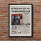 The Breakfast Club Newspaper poster print
