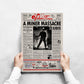 My Bloody Valentine 1981 Newspaper Poster Print