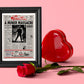 My Bloody Valentine 1981 Newspaper Poster Print