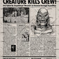 Creature from the Black Lagoon Movie Newspaper Poster print