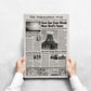 Close Encounters of the Third Kind Newspaper Poster print