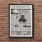 Close Encounters of the Third Kind Newspaper Poster print