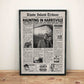 The Conjuring Newspaper Poster Print