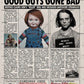 Child's Play 1988 Newspaper Poster Print Chucky