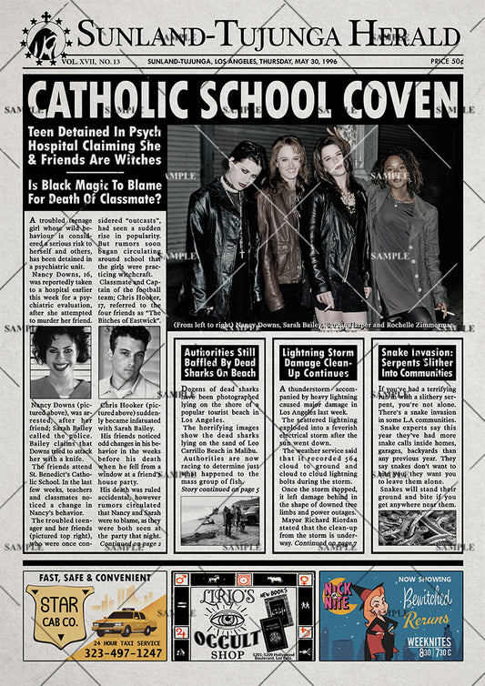 The Craft Newspaper Poster Print