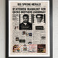 From Dusk Till Dawn Newspaper poster Print