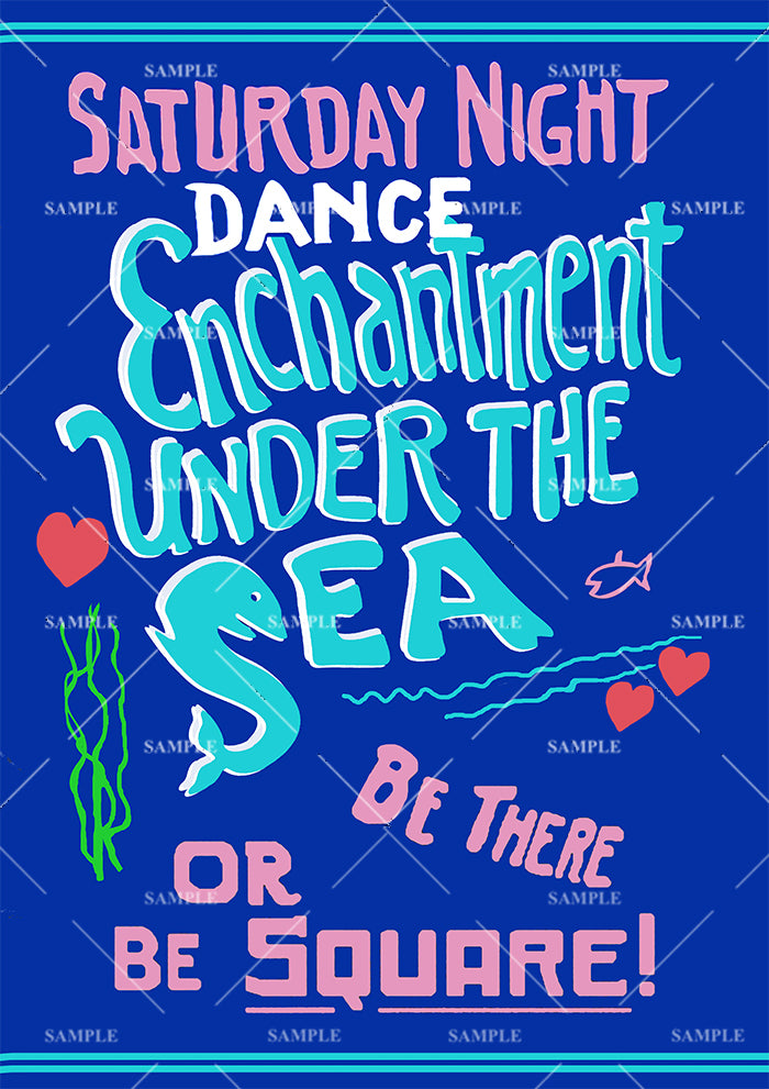 Back to The Future Enchantment Under The Sea Poster Print