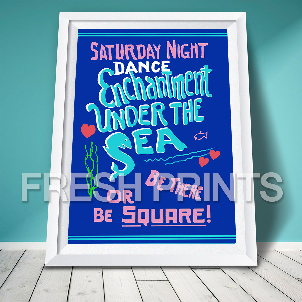 Back to The Future Enchantment Under The Sea Poster Print