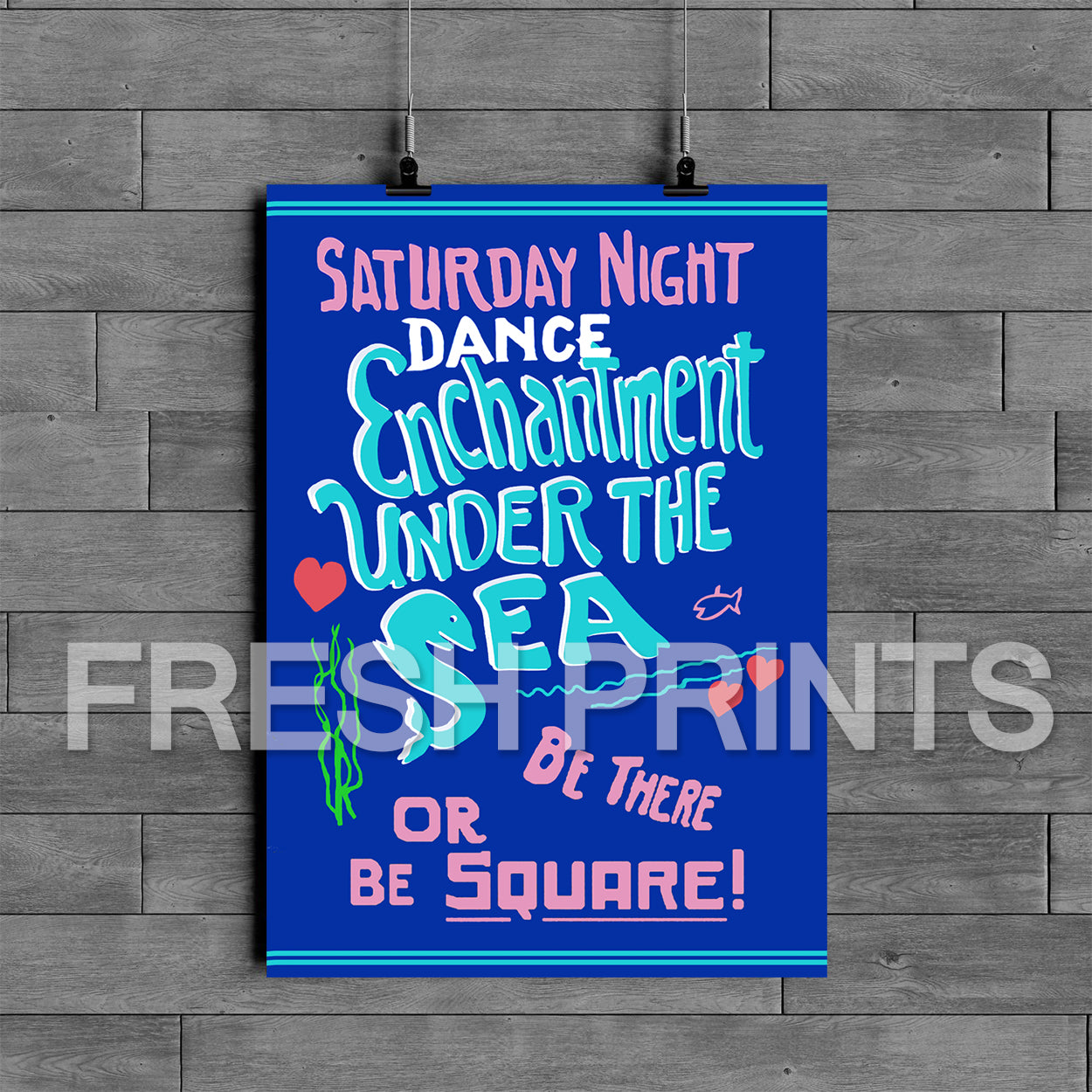 Back to The Future Enchantment Under The Sea Poster Print