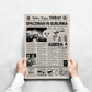 E.T. the Extra-Terrestrial Movie Newspaper poster print