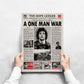 First Blood Rambo Newspaper Poster Print