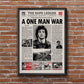 First Blood Rambo Newspaper Poster Print