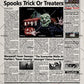Goosebumps The Haunted Mask Newspaper Poster Print