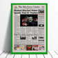 Goosebumps The Haunted Mask Newspaper Poster Print