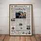 Groundhog Day Newspaper Poster Print