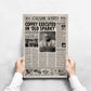 The Green Mile Newspaper Poster print
