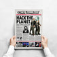 Hackers Newspaper poster print