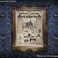 The Haunted Mansion Newspaper print Disneyworld Florida Magic Kingdom Liberty Square