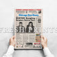 Home Alone Newspaper poster print