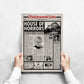 Hellraiser Newspaper Poster Print