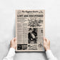 Indiana Jones Raiders of the Lost Ark Newspaper poster print