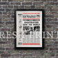 Ghostbusters Newspaper poster print
