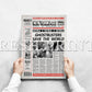 Ghostbusters Newspaper poster print
