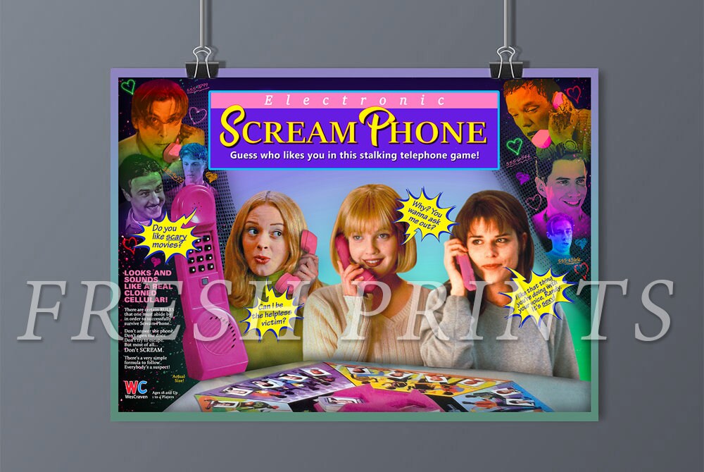 Scream Phone poster print