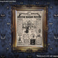 The Haunted Mansion Newspaper print Disneyland California New Orleans Square