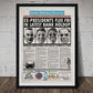 Point Break 1991 Newspaper Poster Print