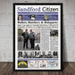 Hot Fuzz Newspaper Poster Print