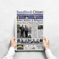 Hot Fuzz Newspaper Poster Print