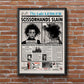 Edward Scissorhands Newspaper Poster Print