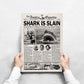 Jaws Amity Gazette Newspaper print