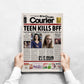 Jennifers Body Newspaper Poster print