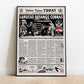 Karate Kid Newspaper Poster Print